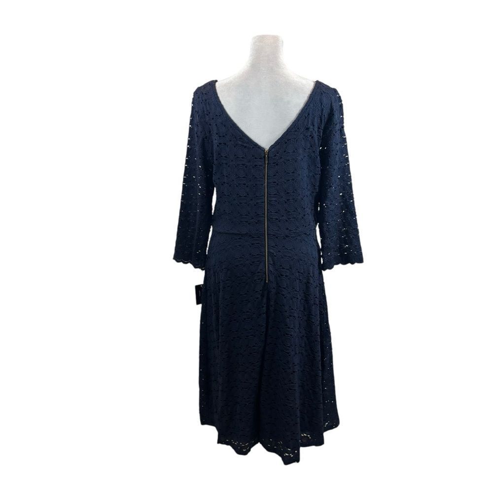 Brand new with Tags Ronni Nicole 3/4 Sleeve Lace Fit‎ and Flare Midi Dress 12 - Picture 7 of 14